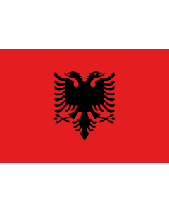 Fahne: Albanien