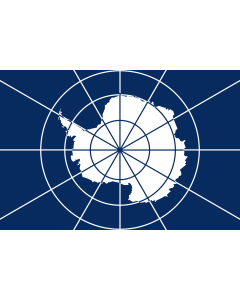 Fahne: Antarctic Treaty | Traité sur l Antarctique | Tratado Antártico | Флаг Договора об Антарктике