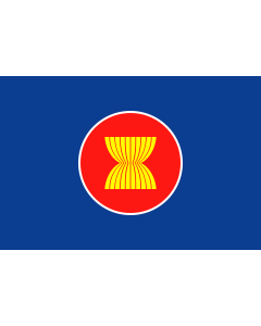 Fahne: Verband Südostasiatischer Nationen