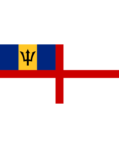 Fahne: Naval Ensign of Barbados