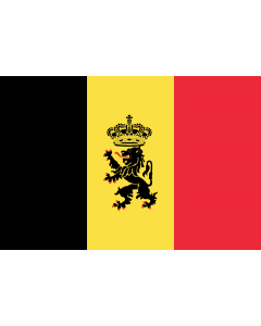 Fahne: Belgien