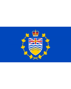 Fahne: Lieutenant-Governor of British Columbia | Lieutenant-gouverneur de Colombie-Britannique