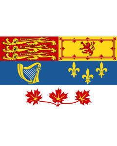 Fahne: Royal Standard of Canada | Reine Élisabeth II pour son usage personnel au Canada  1962–actuel