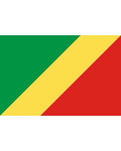 Fahne: Republik Kongo