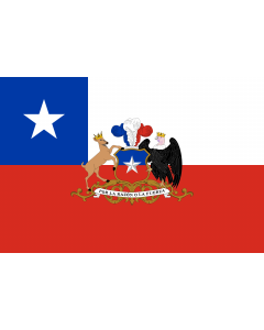 Fahne: President of Chile | Presidential flag of the Republic of Chile | Presidencial de la República de Chile | Presidencial da República do Chile