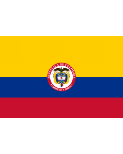 Fahne: President of Colombia | That is used by the President of Colombia | Presidente de Colombia | Presidenziale della Colombia