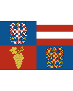 Fahne: Südmährische Region