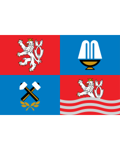 Fahne: Region Karlovy Vary