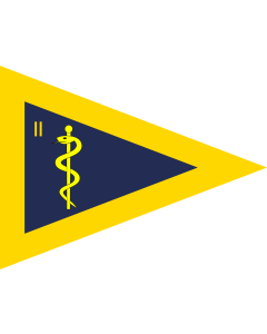 Fahne: Befehlshaber Sanitätskommando II Bundeswehr seit 2004