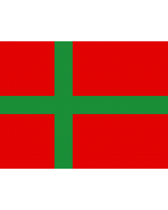 Fahne: Denmark Bornholm | Unofficial flag of Bornholm  Denmark