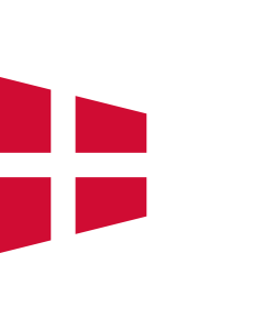 Fahne: Naval Rank Flag of Denmark - Chief of Squadron | Danish naval rank flag for the Chief of Squadron | Eskadrechefsstander