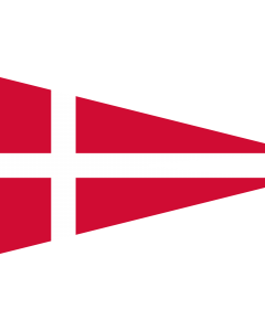 Fahne: Naval Rank Denmark Senior Officer Afloat