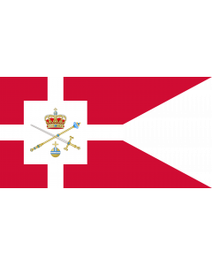 Fahne: Standard of the Regent of Denmark | Rigsforstanderflaget