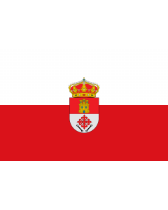 Fahne: Abenójar Spain | Abenójar, in Ciudad Real province, Spain | Rectangular