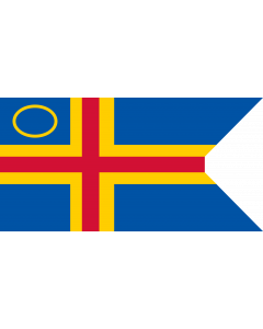 Fahne: Åland Yachting Clubs | This file is in the public domain in Finland because it is a part of a decision or a statement issued by a public authority or other public body in Finland and is not an independent work