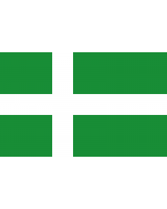 Fahne: Sami people  unofficial | Sami people  unofficial  - the colours  green and white