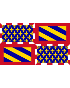 Fahne: Ancient Flag of Burgundy | Ancien de la Bourgogne