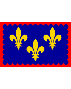 Fahne: Berry | Region Berry in France | Région Berry en France | Banniel proviñs kozh Berry, e Bro-C hall