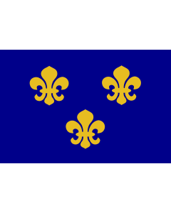 Fahne: Medieval France | Present day s Île-de-France