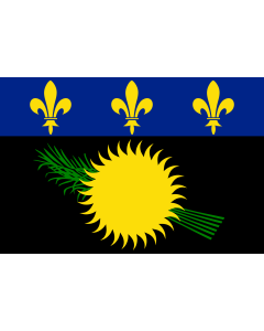 Fahne: Guadeloupe