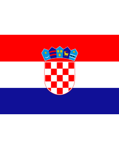 Fahne: Kroatien