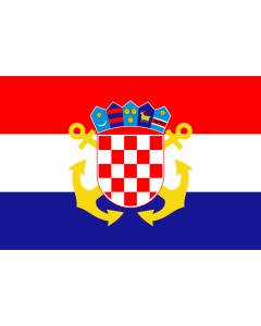 Fahne: Naval Ensign of Croatia