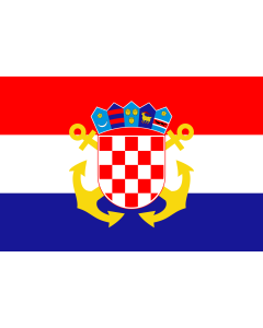 Fahne: Naval Ensign of Croatia