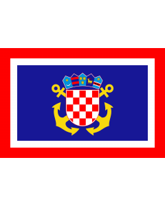 Fahne: Naval Jack of Croatia