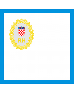 Fahne: Präsidenten der Regierung der Republik Kroatien
