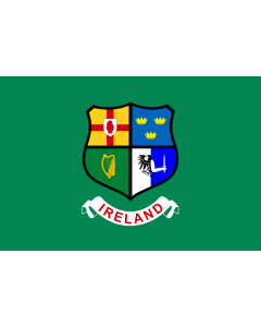 Fahne: Ireland hockey team | Field hockey team of Ireland  Four Provinces coat of arms -- Ulster