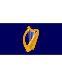 Fahne: President of Ireland | Presidential Flag of Ireland with alternate official state harp design