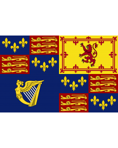 Fahne: Royal Standard of England  1603-1649 | Royal Standard of England  1603-1649, 1660-1689, 1702-1707