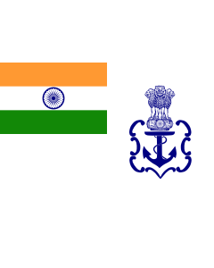 Fahne: Naval Ensign of India 2001 04