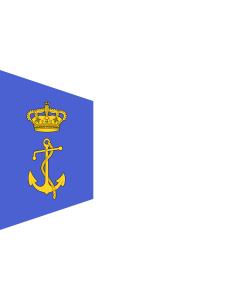 Fahne: Burgee of auxiliary fleet of the Regia Marina