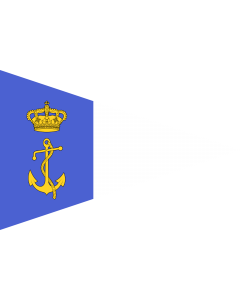 Fahne: Burgee of auxiliary fleet of the Regia Marina
