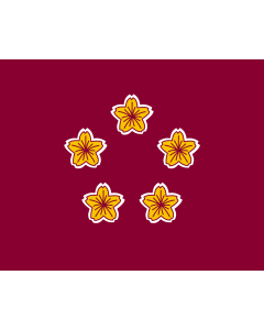 Fahne: Standard of the Minister of Defence of Japan | 防衛大臣旗。総理大臣旗との差は地の色。艦船ではImage Naval Standard of the Minister of Defence of Japan