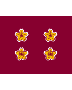 Fahne: Standard of the Vice Minister of Defense of Japan | 防衛副大臣旗。艦船ではImage Naval Standard of the Vice Minister of Defense of Japan
