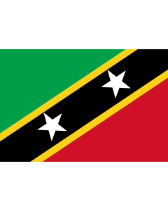 Fahne: St. Kitts und Nevis