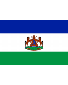 Fahne: Royal Standard of Lesotho | Royal Standard of Lesotho from October 4, 2006