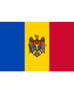 Fahne: Moldawien (Republik Moldau)