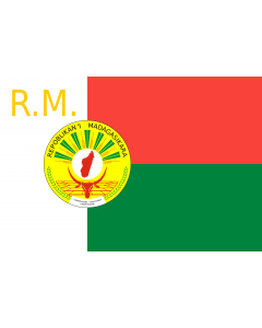 Fahne: Presidential Standard of Madagascar