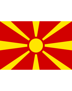 Fahne: Republik Mazedonien