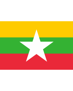 Fahne: Myanmar (Burma)