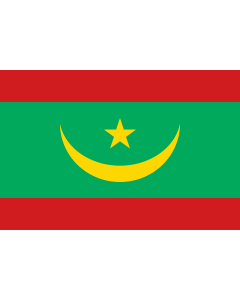 Fahne: Mauretanien