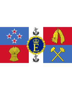 Fahne: Royal Standard of New Zealand  1962–2022 | Queen Elizabeth II s personal flag for New Zealand