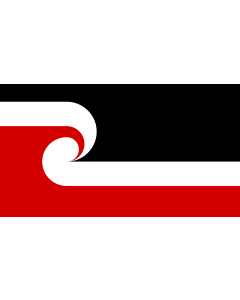 Fahne: Tino Rangatiratanga Maori sovereignty movement | The Tino Rangatiratanga Flag of the Maori sovereignty movement