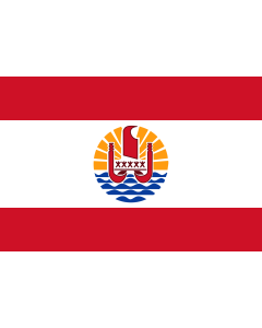 Fahne: Französisch-Polynesien