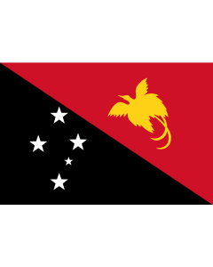 Fahne: Papua-Neuguinea