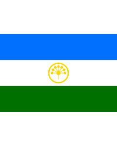 Fahne: Baschkortostan