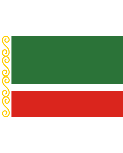 Fahne: Tschetschenien (Tschetschenische Republik)